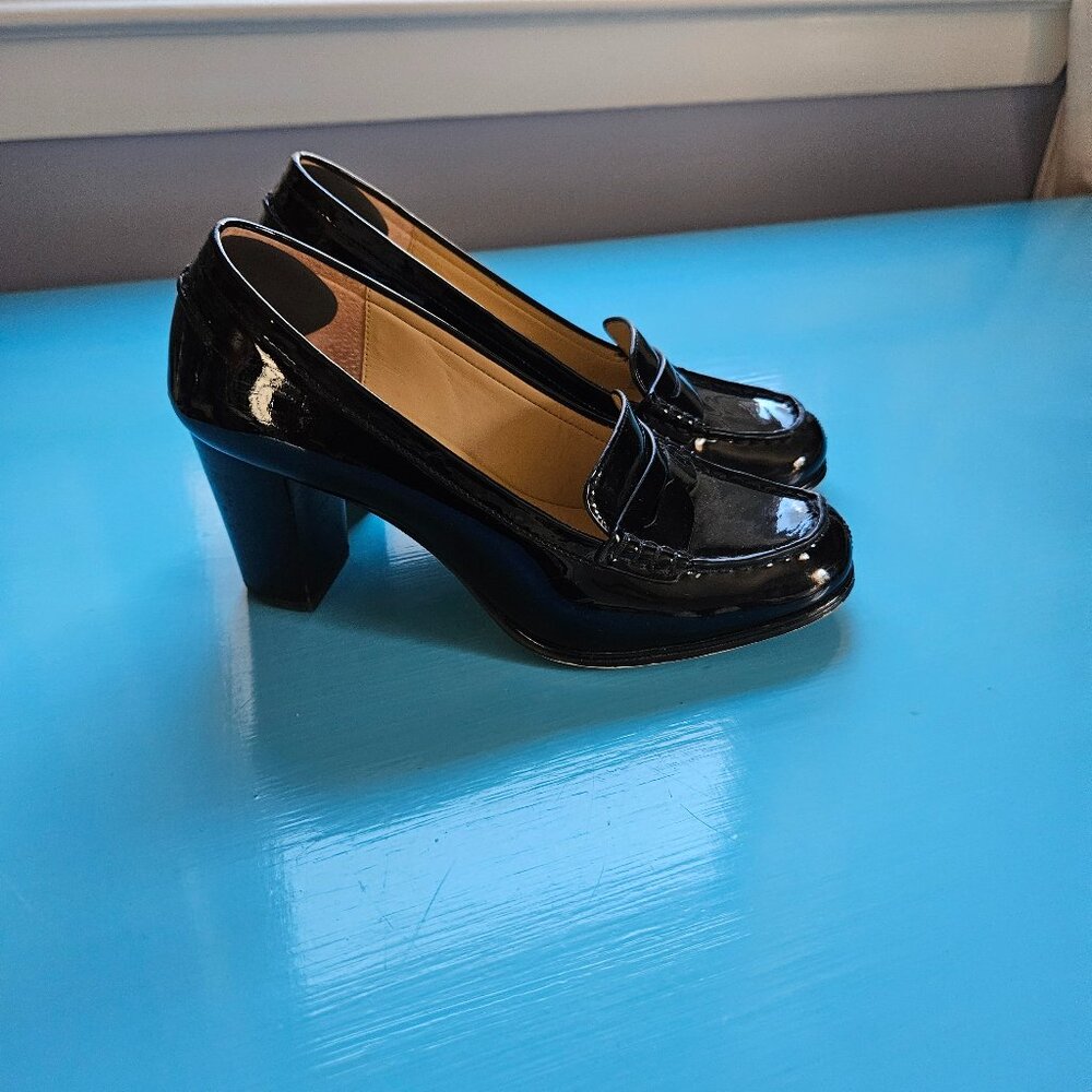 Michael Kors Black Penny Loafer Pumps - Picture 1 of 4
